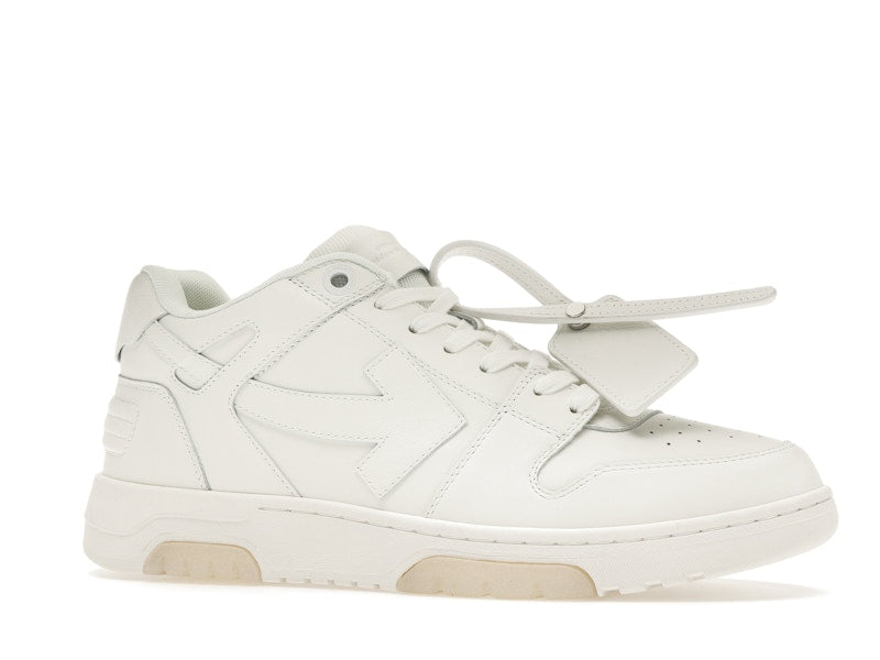 OFF-WHITE Out Of Office OOO Low Tops Triple White