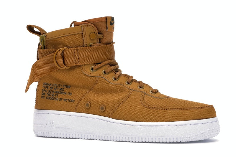 Nike SF Air Force 1 Mid Desert Ochre