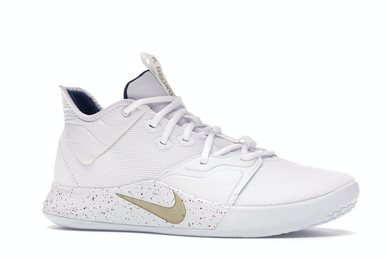 Nike PG 3 White Gold Navy