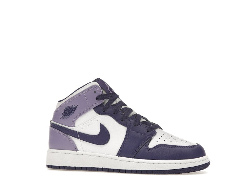 Jordan 1 Mid White Sky J Purple (GS)