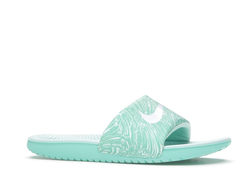 Nike Kawa Slide Print Emerald Rise (GS)
