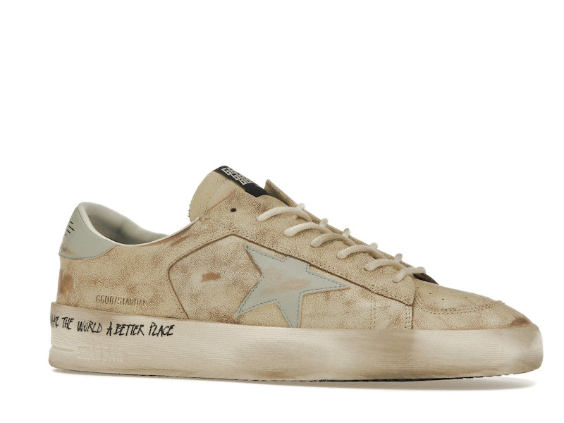 Golden Goose Stardan White Vintage Light Blue
