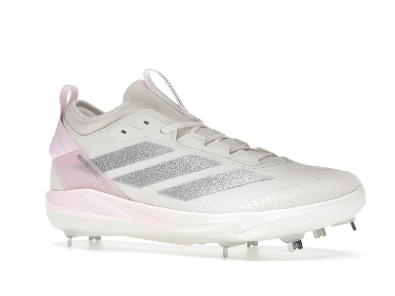 adidas Adizero Instinct+ 2.0 Chalk White Silver Metallic Clear Pink (Women's)