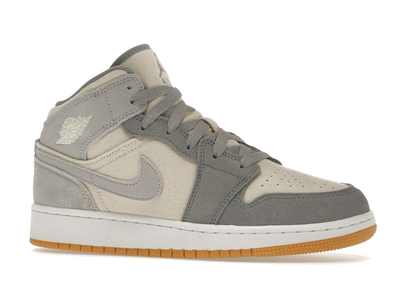 Jordan 1 Mid SE Coconut Milk Particle Grey (GS)