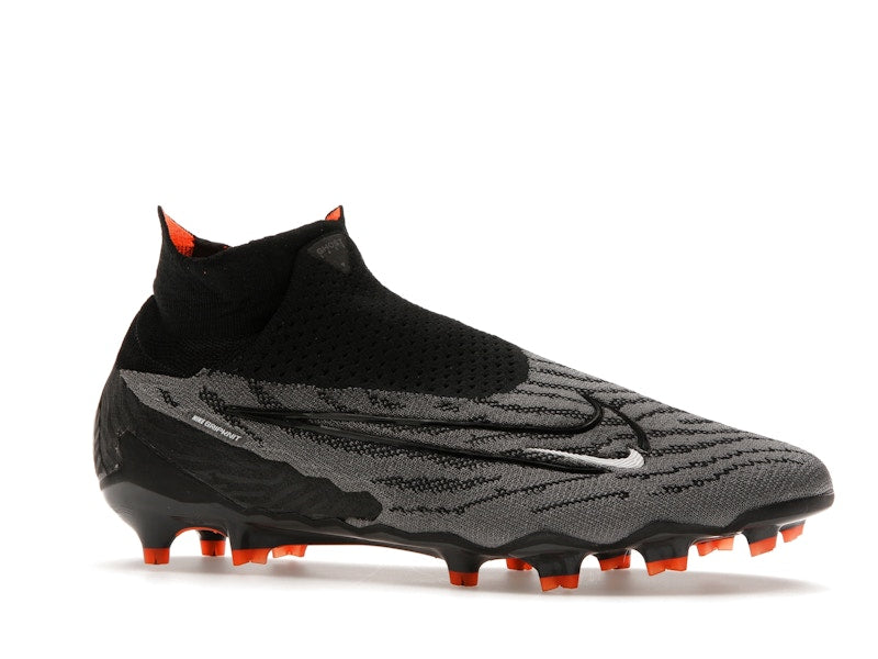 Nike Gripknit Phantom GX Elite Dynamic Fit FG Black Dark Smoke Grey Total Orange