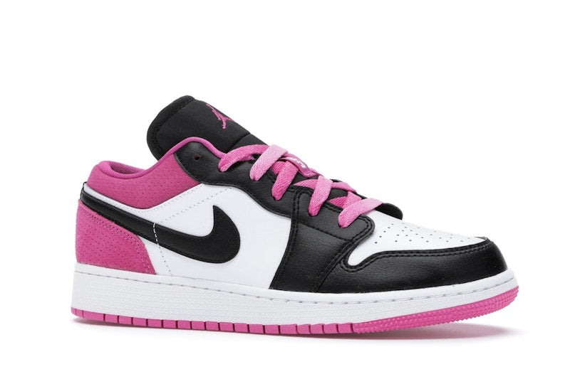 Jordan 1 Low Black Active Fuchsia (GS)