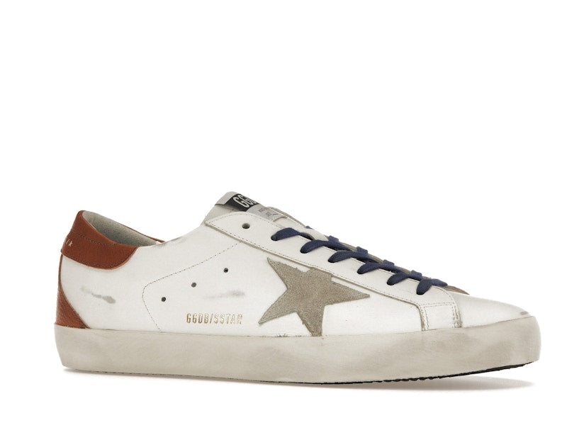 Golden Goose Super-Star White Ice Brown Blue