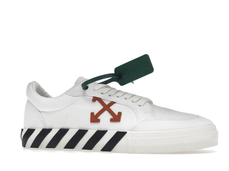 OFF-WHITE Vulc Low Canvas White Red Arrow Black