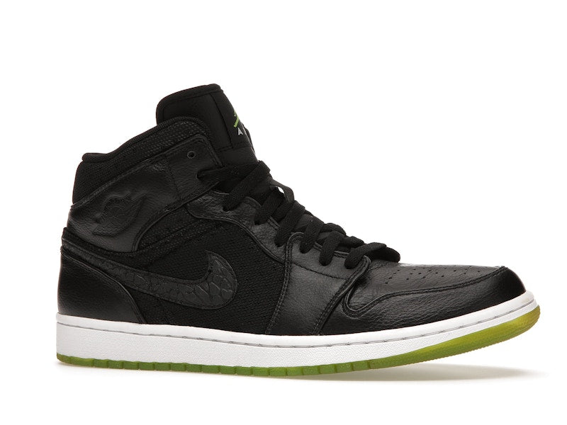Jordan 1 Phat Black Action Green