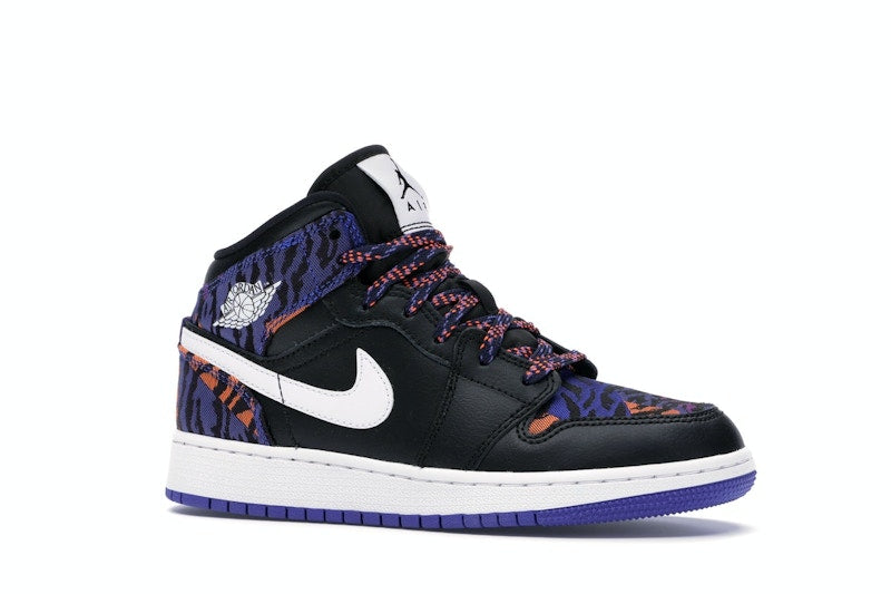 Jordan 1 Mid Multi-Color Tiger Stripe (GS)