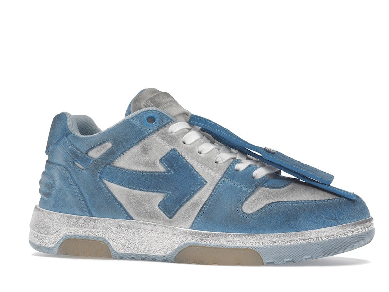 OFF-WHITE OOO Low Out Of Office Suede White Light Blue