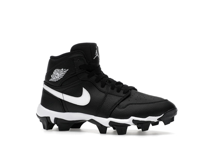 Jordan 1 Mid Cleat Black White (GS)