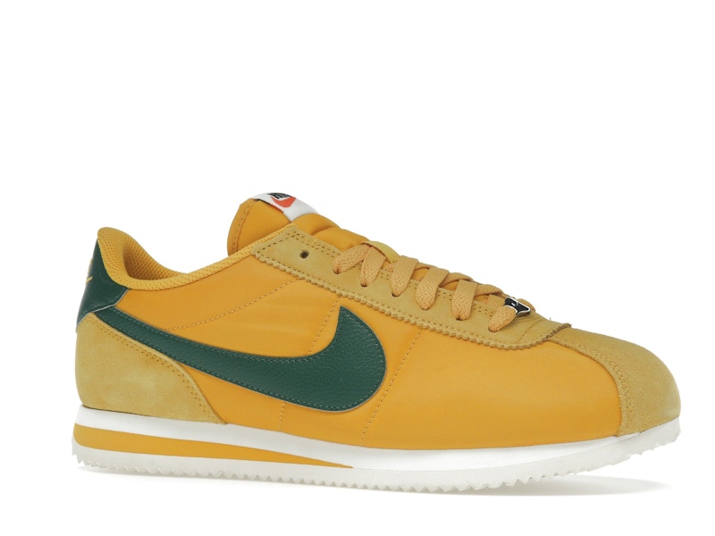 Nike Cortez Textile Yellow Ochre Gorge Green (Women's)