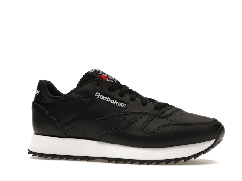 Reebok Classic Leather Ripple Black White (Women's)