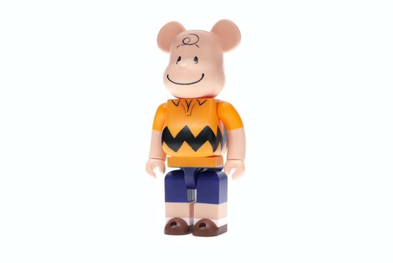 Bearbrick Charlie Brown 400% Yellow