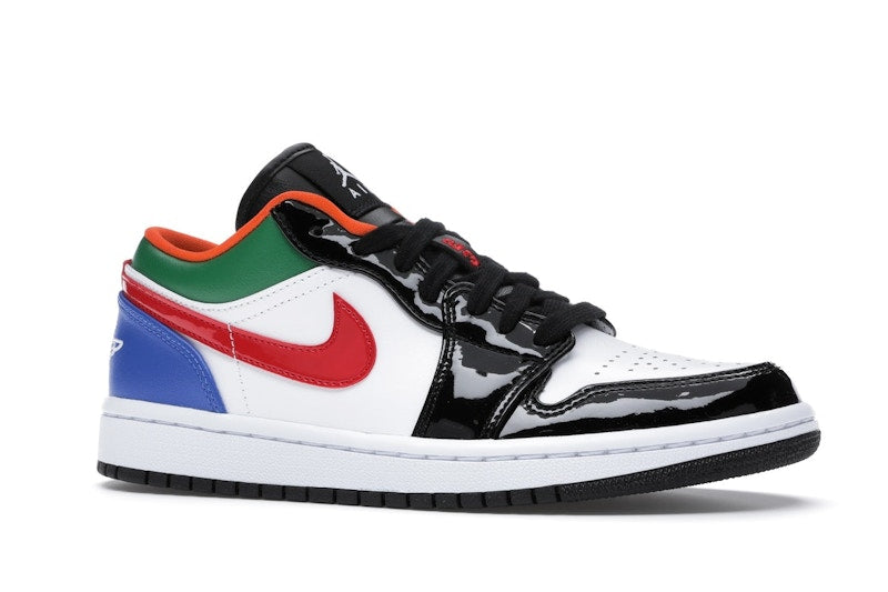 Jordan 1 Low Multi-Color Black Toe (Women's)