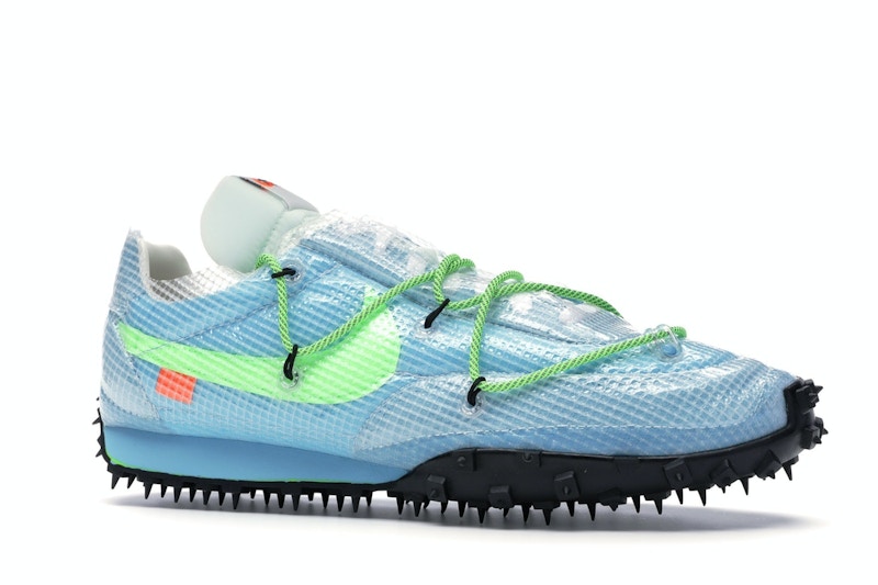 Nike Waffle Racer Off-White Vivid Sky (Women's)