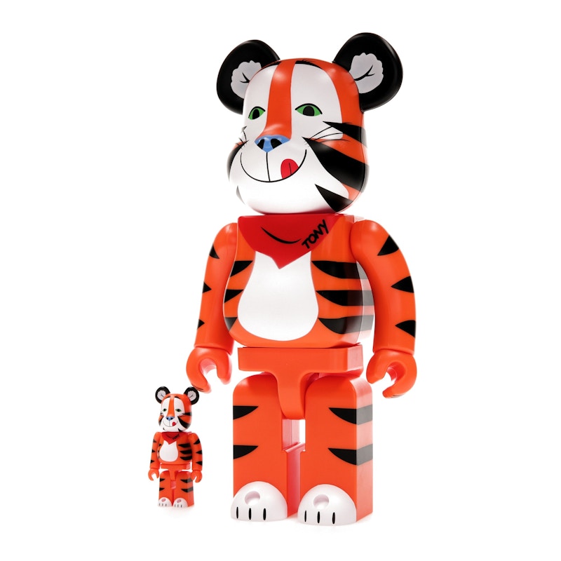Bearbrick x Kellogg's Tony The Tiger Vintage Ver. 100% & 400% Set