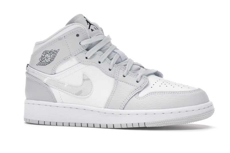 Jordan 1 Mid Grey Camo (GS)