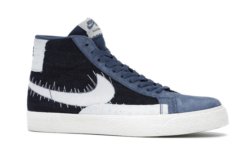 Nike SB Zoom Blazer Mid Sashiko Mystic Navy