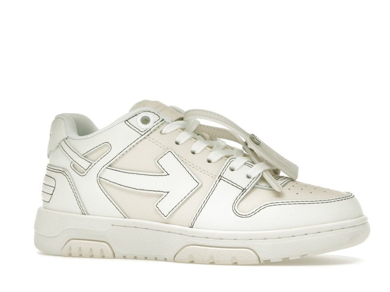 OFF-WHITE Out Of Office OOO Low Tops Cream White