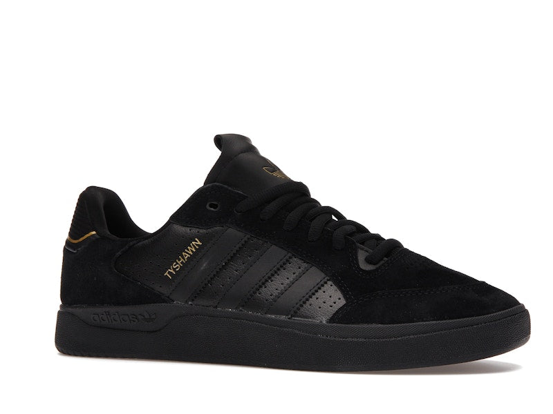 adidas Tyshawn Low Black Gold Metallic