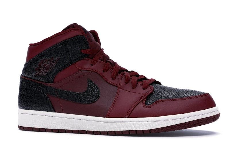Jordan 1 Retro Mid Team Red Black