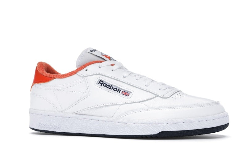 Reebok Club C 85 Eric Emanuel White Orange Navy