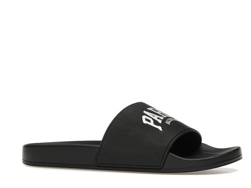 Balenciaga City Pool Slide Paris Black