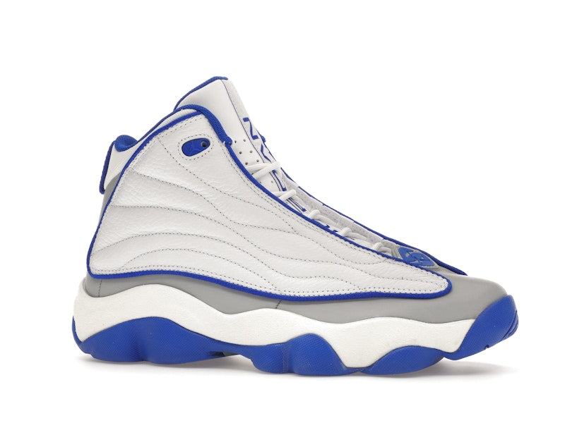 Jordan Pro Strong White Royal Grey