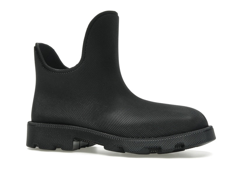 Burberry Marsh Round-Toe Ankle Boots Black