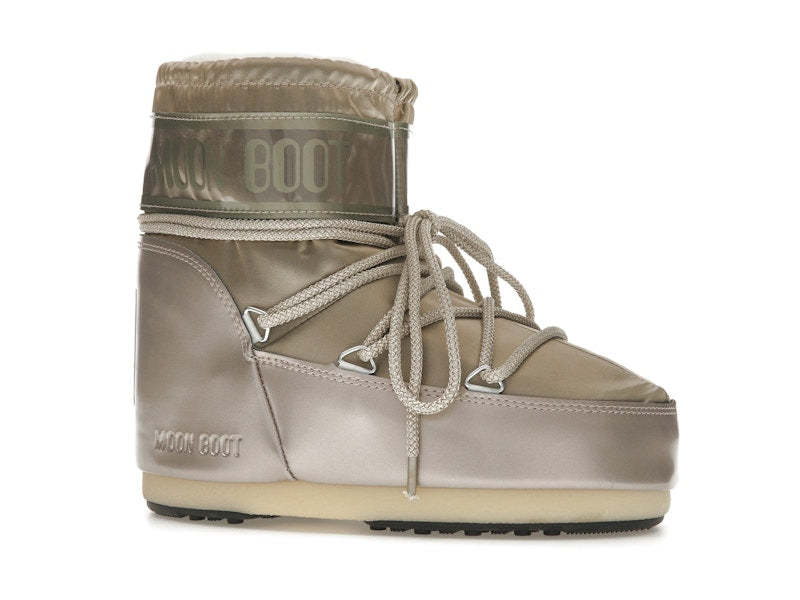 Moon Boot Icon Low Boot Glance Platinium