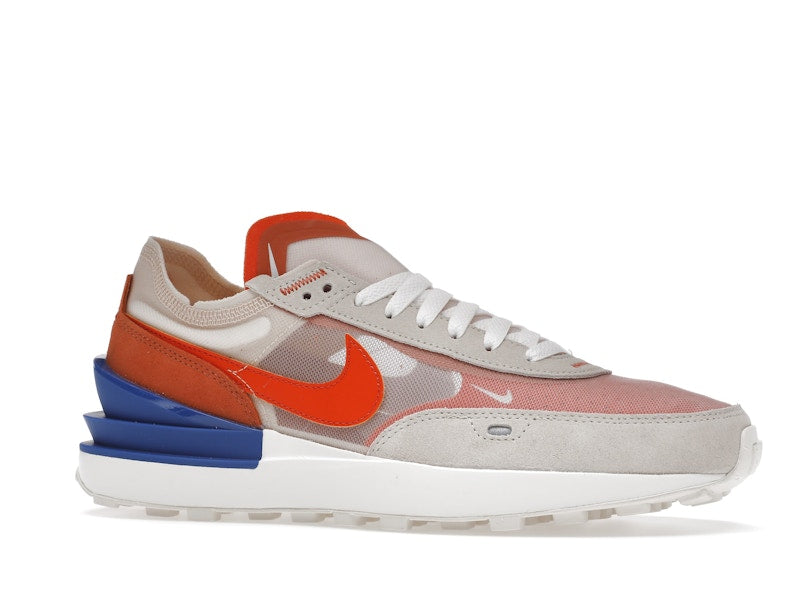 Nike Waffle One Pearl White Game Royal Rush Orange (Women's)