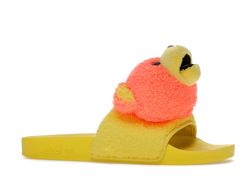 adidas JS Adilette Jeremy Scott Teddy Yellow