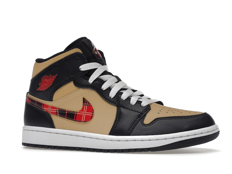 Air Jordan 1 Mid Tartan Swoosh