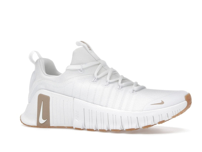 Nike Free Metcon 6 White Gum Light Brown Hemp