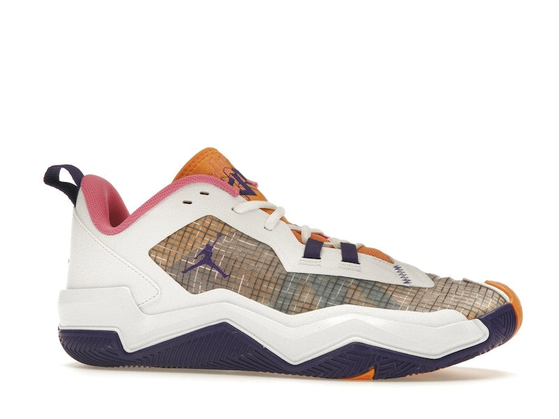 Jordan One Take 4 White Court Purple Canyon Gold