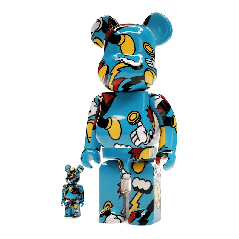 Bearbrick Grafflex 100% & 400% Set
