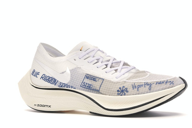 Nike ZoomX Vaporfly Next% Blue Ribbon Sports White