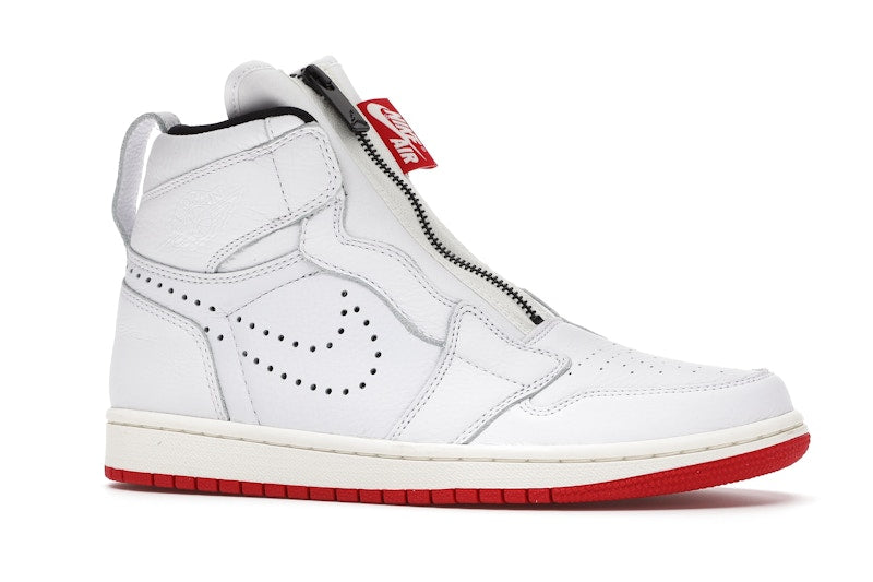 Jordan 1 Retro High Zip White University Red