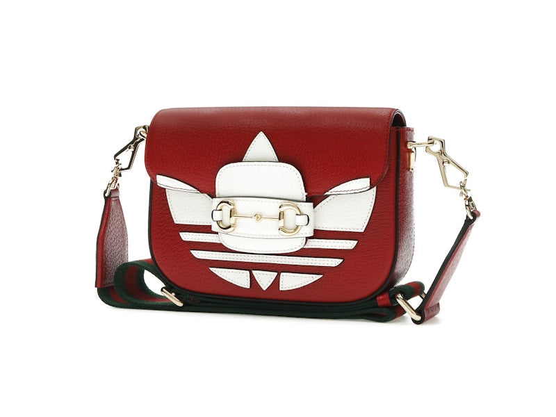 Gucci x adidas Horsebit 1955 Shoulder Bag Red