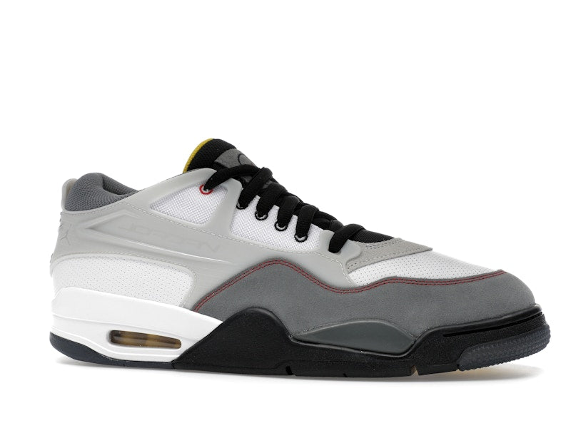 Jordan 4 RM Premium White Black Smoke Grey Fire Red
