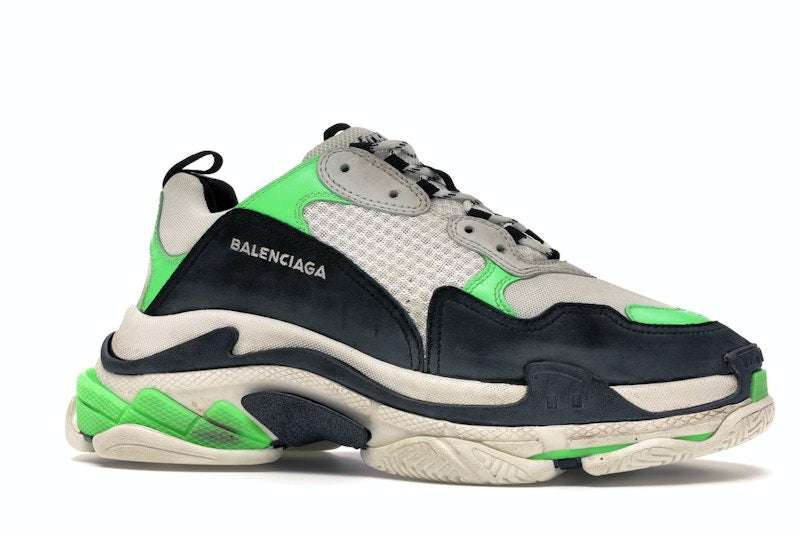 Balenciaga Triple S Mr. Porter Neon Green 2018