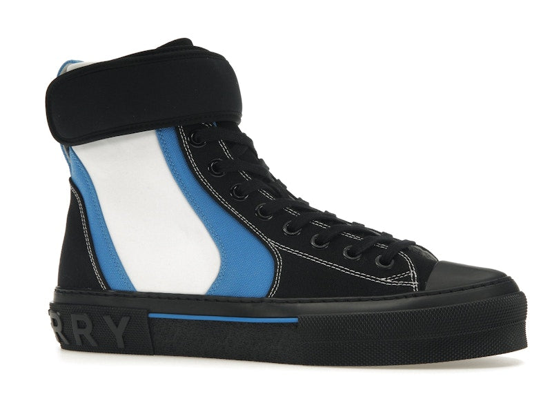 Burberry Sub High-Top Laced-Up Trainer Black Blue White