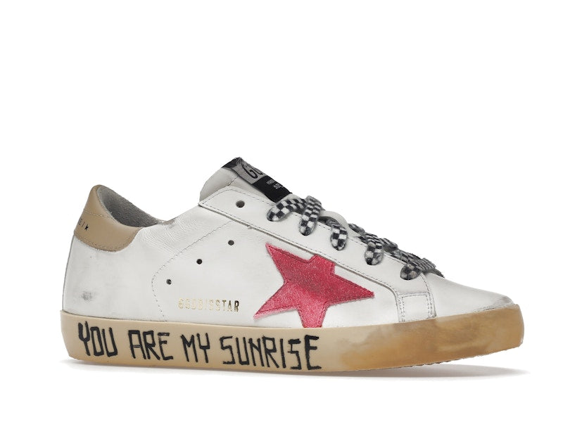 Golden Goose Super-Star You Are My Sunrise White Red (Women's)
