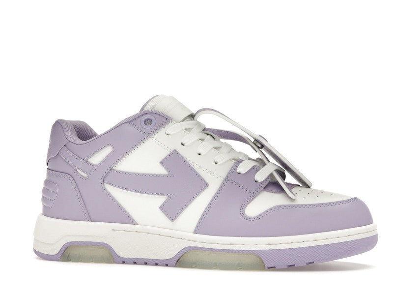 OFF-WHITE Out Of Office Calf Leather White Lilac