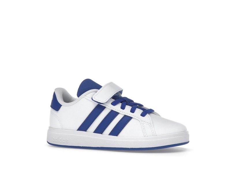 adidas Grand Court 2.0 Cloud White Royal Blue Core Black (PS)