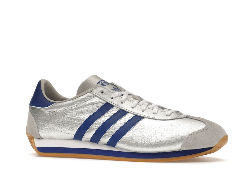 adidas Country OG Matte Silver Bright Blue Cloud White