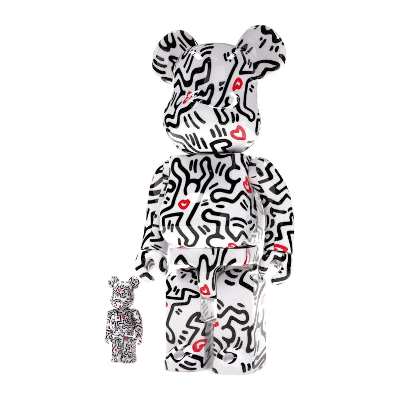 Bearbrick Keith Haring #8 100% & 400% Set