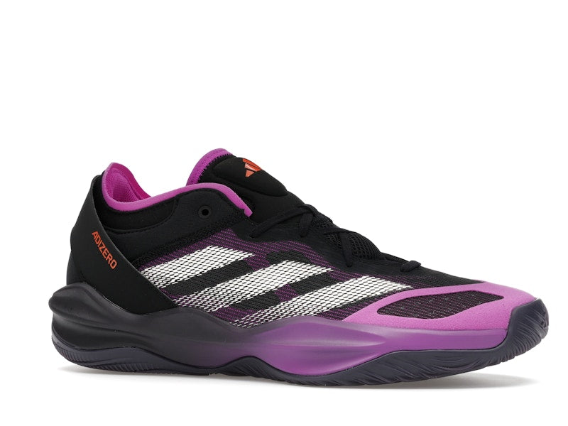 adidas Adizero Select 2.0 Low Core Black Purple Burst Aurora Black